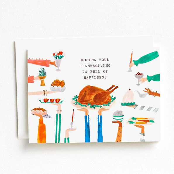 Full of Happiness Thanksgiving Card