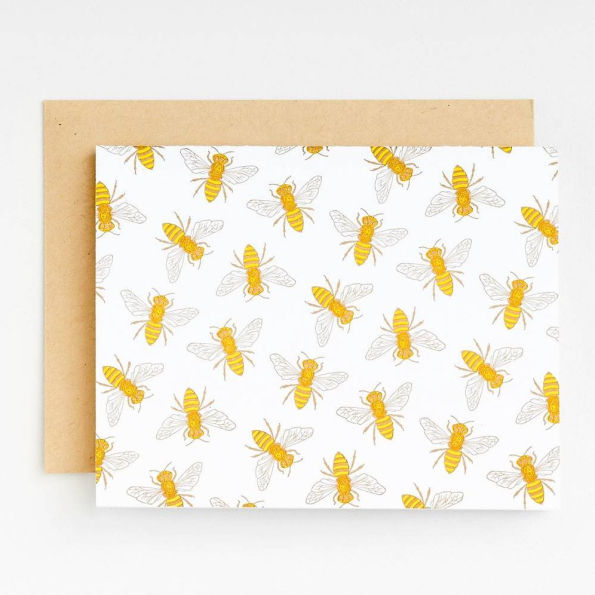 Honey Bees Greeting Card