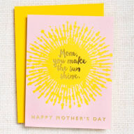 Title: You Make The Sun Shine Mother's Day Card