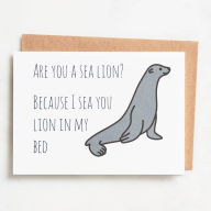 Title: Sea Lion Valentine Card