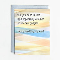 Title: Kitchen Gadgets Wedding Shower Card