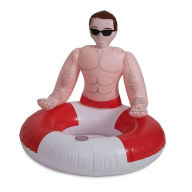 Title: Inflatable Hunk Pool Float