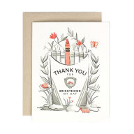 Title: Crayon Thank You Card