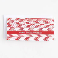 Title: Candy Cane Stripe Money Card