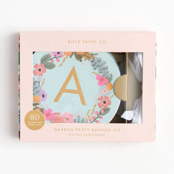 Garden Party Letter Garland