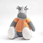 Alternative view 1 of Roscoe the Rhino Plush