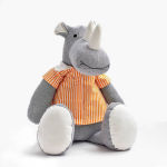 Alternative view 2 of Roscoe the Rhino Plush