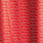 Alternative view 2 of Merry Christmas Glitter Script Flat Wrap