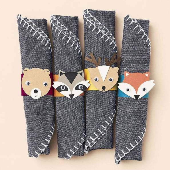 Woodland Critters Napkin Rings Kit