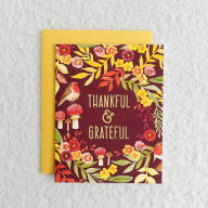 Title: Thankful and Grateful Greeting Card