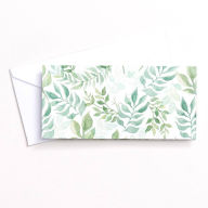 Title: Watercolor Garden Money Card