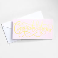 Title: Gold Foil Congratulations Money Card