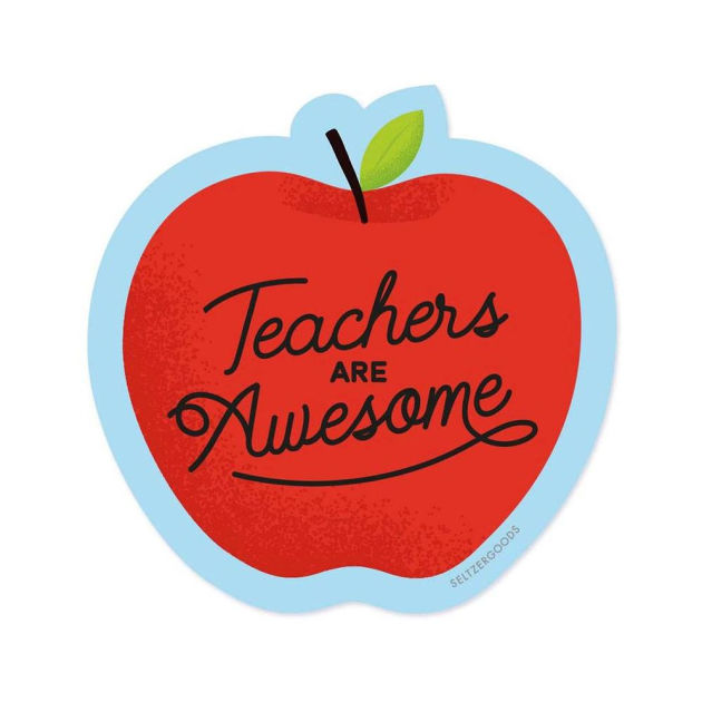 Awesome Teacher Sticker by SELTZER GOODS | Barnes & Noble®