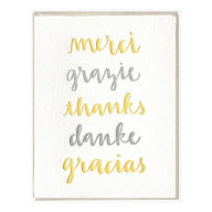 Title: Languages Thank You Card Set