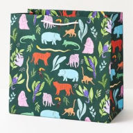 Title: Tropical Jungle Animals Large Gift Bag