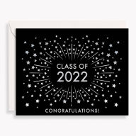 Title: Starburst Class Of 2022 Graduation Card