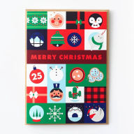 Title: Christmas Icons Holiday Card