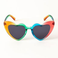 Title: Rainbow Heart Glasses
