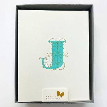 Monogram Letterpress J S/10