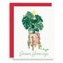 Holiday Boxed Cards Seasons Greenings Plant Set of 10