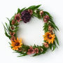 Fall Blooms Paper Wreath