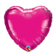 Title: Magenta Heart Balloon