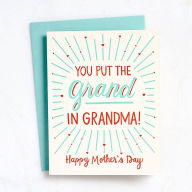 Title: Grand in Grandma Letterpress Card