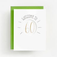 Title: Welcome to 60 Birthday Card