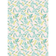 Title: Watercolor Greenery Flat Wrap
