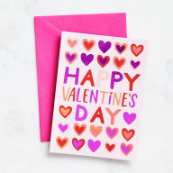 Title: Multi Hearts Valentine Card
