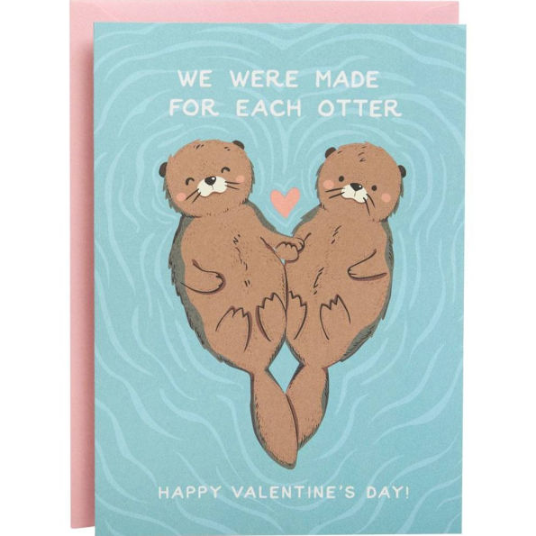 Made For Each Otter Valentine Card by PaperSource Barnes & Noble®