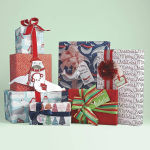 Alternative view 2 of Narwhalidays Wrapping Paper