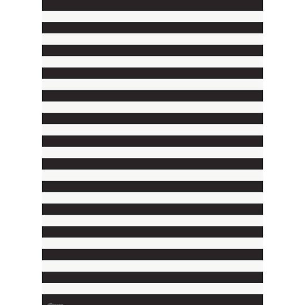 Black & White Stripe Flat Wrap