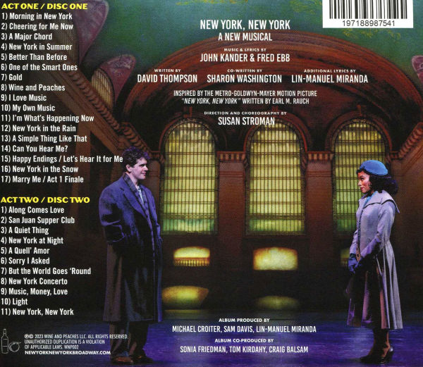 New York, New York [Original Broadway Cast Recording]