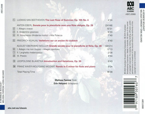 A Viennese Bouquet: Music for flute and piano