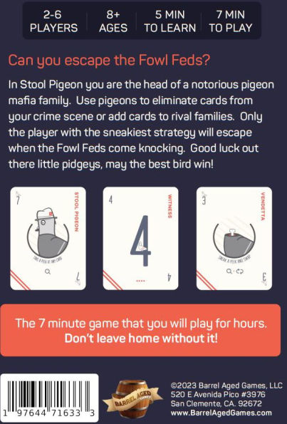 Stool Pigeon by Nate Miller