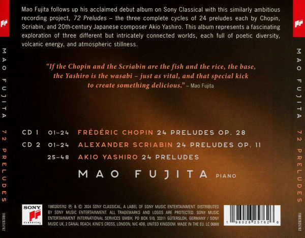 72 Preludes: Chopin, Scriabin, Yashiro