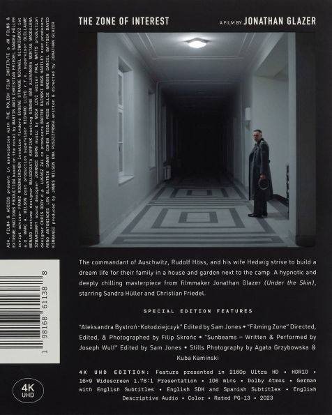 The Zone of Interest [4K Ultra HD Blu-ray]