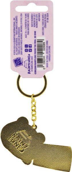 Rainylune Friend the Frog Enamel Keychain- Be Kind or Else