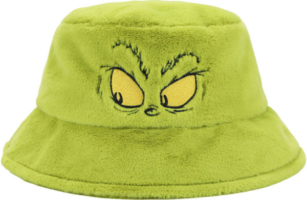 Dr. Seuss The Grinch Faux Fur Bucket Hat