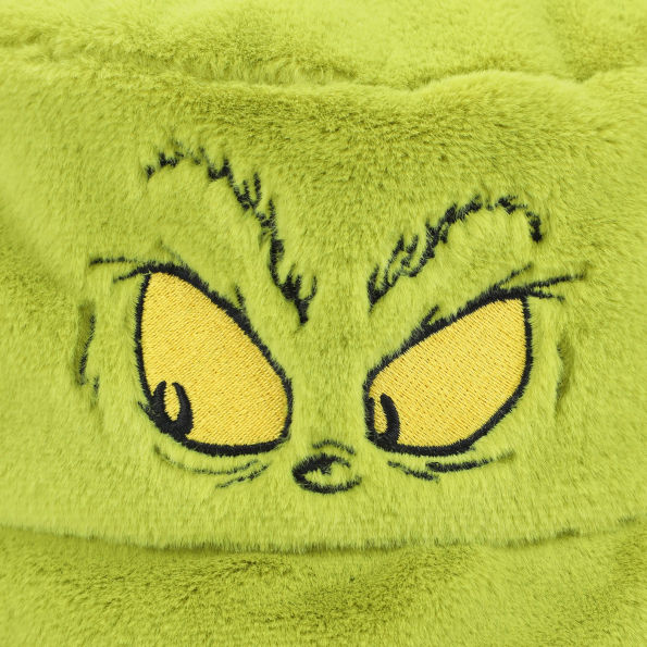 Dr. Seuss The Grinch Faux Fur Bucket Hat