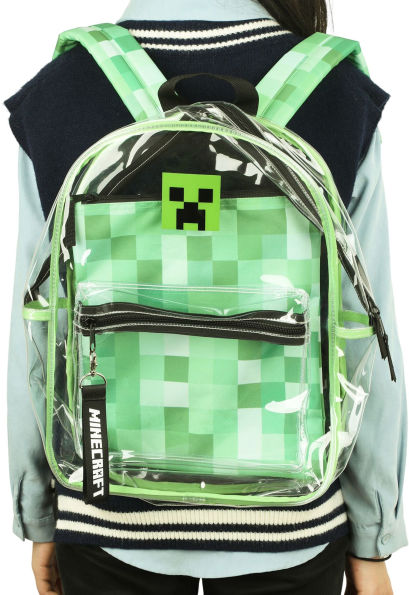 Minecraft Clear Backpack with Utility Pocket