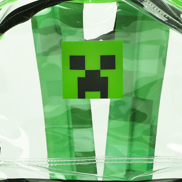 Minecraft Clear Backpack with Utility Pocket
