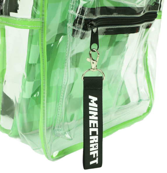 Minecraft Clear Backpack with Utility Pocket