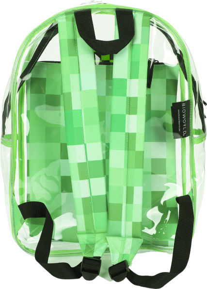 Minecraft Clear Backpack with Utility Pocket