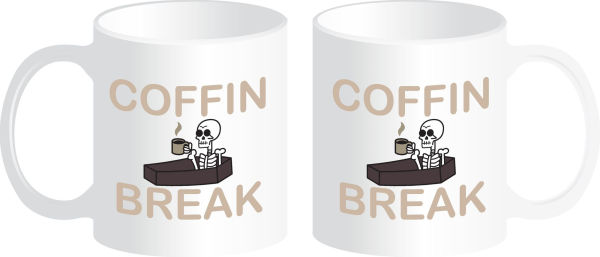 Gravity Falls Coffin Break 16 oz. Ceramic Mug