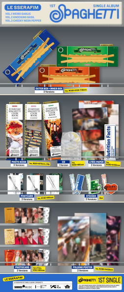 1st Single Album 'SPAGHETTI' [WEIRD GARLIC] [Barnes & Noble Exclusive]