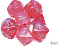 Title: Borealis Polyhedral Pink/silver Luminary 7-Die Set