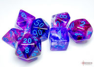 Title: Nebula Polyhedral Nocturnal/blue w/Luminary 7-Die Set