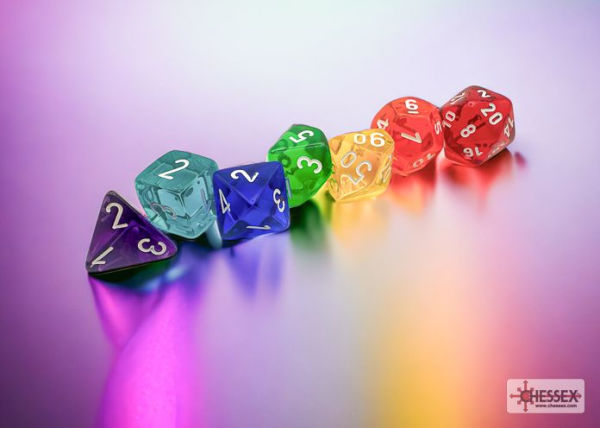 Prism Translucent Beginner Player 7 Die Set